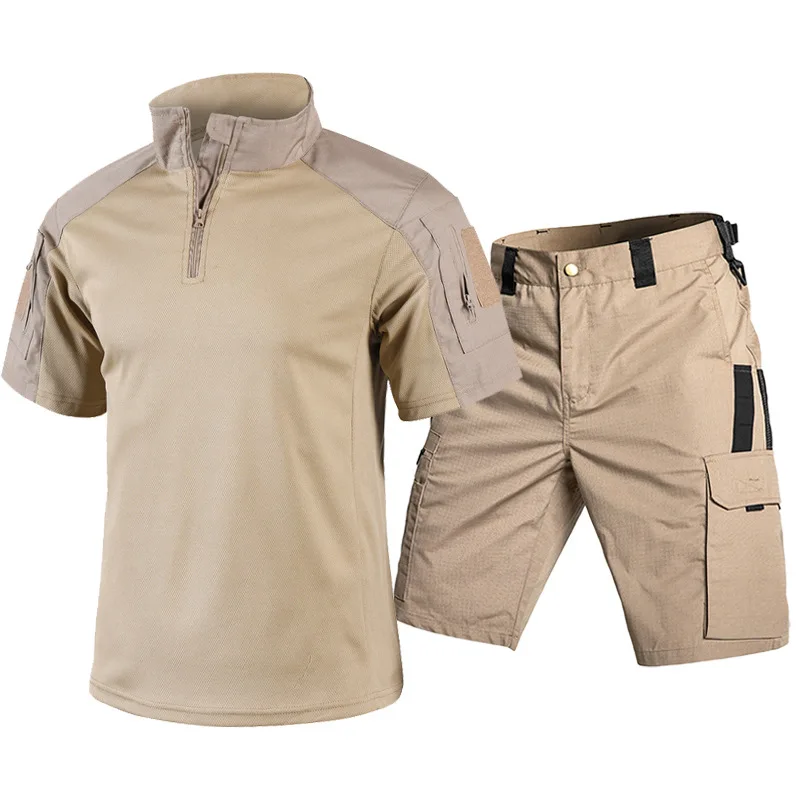 Tactical Military Shirt Cargo - 튼튼한 소재로 제작된 남성용 전술 반팔