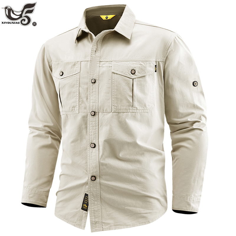 비즈니스용 밀리터리 셔츠, 남성용, 전술 스타일, 긴팔 - Tactical Military Shirt Cargo 리뷰 및 가격