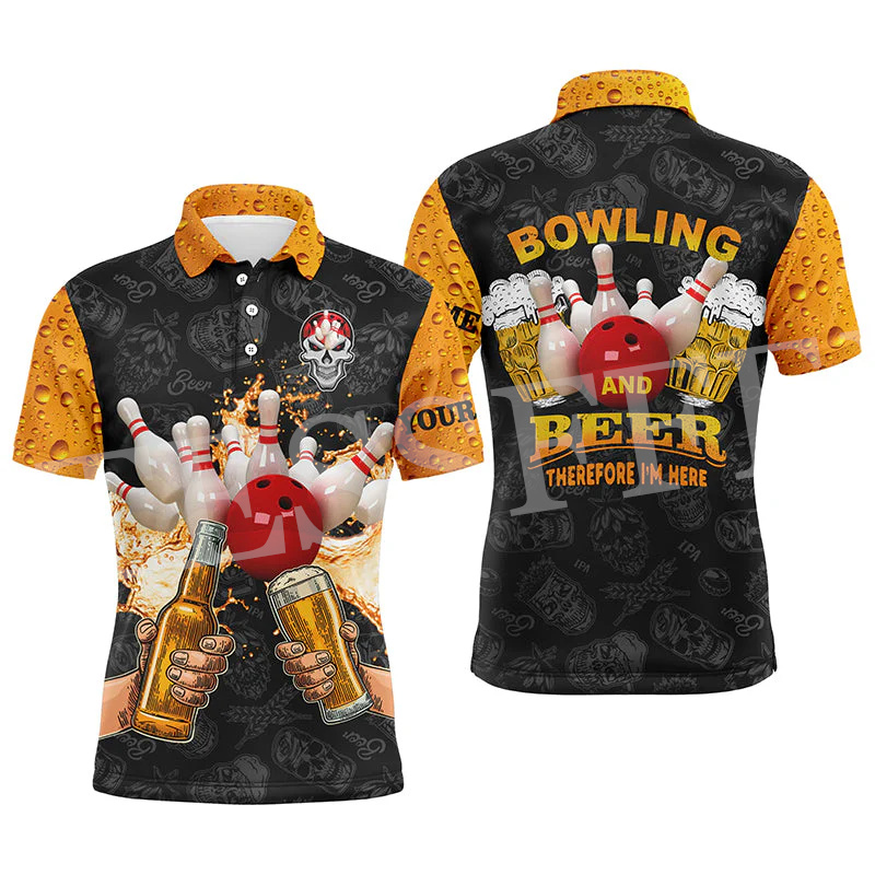 커스텀 이름 타투 레트로 그래피티 빈티지 하라주쿠 폴로 - Short Sleeve Bowling Shirt Retro 리뷰 및 가격