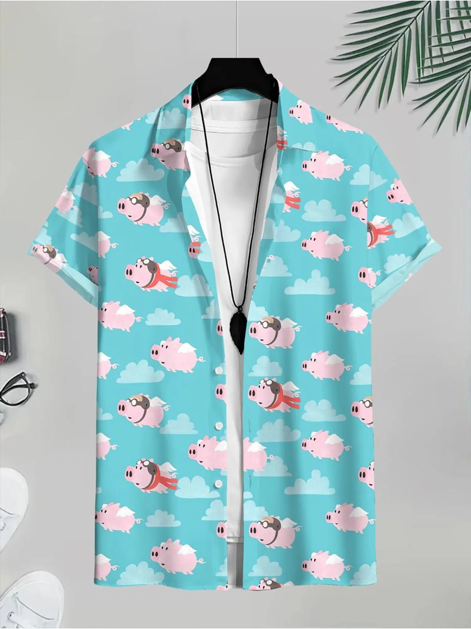 멀티 스타일 전통 올드스쿨 타투 프린트 하와이안 셔츠  - Vintage Hawaiian Floral Shirt 리뷰 및 가격